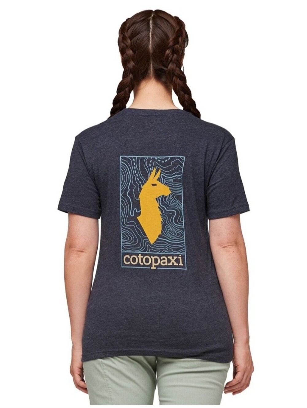 Cotopaxi Llama Map Organic T-Shirt - Women's XL